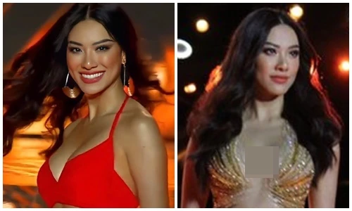 Ảnh dạ hội, bikini của Kim Duyên ở bán kết HH Siêu quốc gia