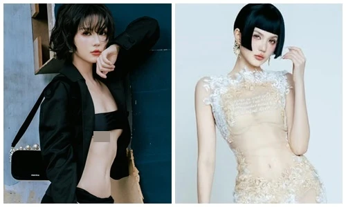 Nhan sắc quyến rũ của Ngọc Trinh ở tuổi 36