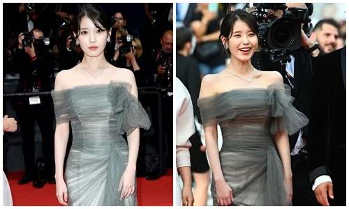 “Em gái quốc dân” IU hút ống kính trên thảm đỏ Cannes 2022