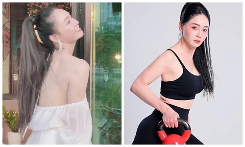 Quách Thu Phương khoe eo thon, dáng nuột ở tuổi 48