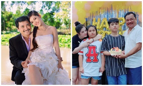 Đạo diễn Phương Điền hạnh phúc bên vợ trẻ kém 23 tuổi