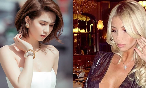 Chân dài Nga mặc hở bạo không kém Ngọc Trinh là ai?