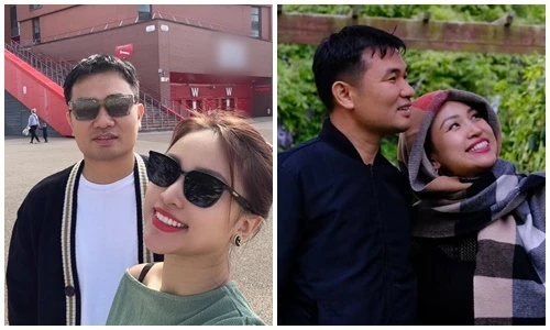 Vân Hugo du lịch nước ngoài cùng chồng