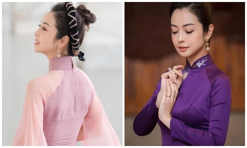 Mặc áo dài kín đáo, Jennifer Phạm vẫn đẹp gây mê