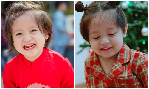 Quý tử sinh mùng 3 Tết nhà Thanh Thúy ngày càng đáng yêu