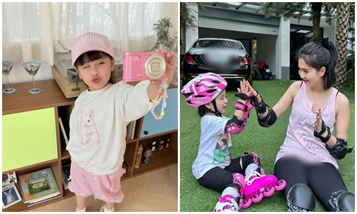 Con gái của người mẫu Ngọc Trinh xinh xắn, ở biệt thự 50 tỷ