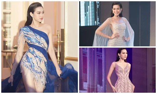 Đỗ Thị Hà trình diễn loạt váy mang đến Hoa hậu Thế giới 2021