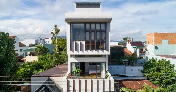 Mê mẩn mẫu nhà mang cả bầu trời vào không gian 