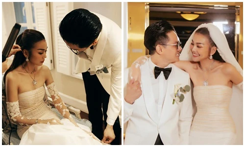 Thanh Hằng khoe khoảnh khắc được chồng chăm sóc