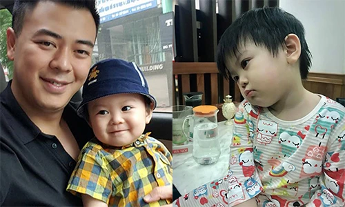 Ngắm con trai đáng yêu của Tuấn Tú “Về nhà đi con”