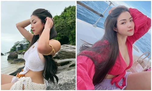"Cựu hot girl ngực khủng" Thủy Top tạo bão nhờ sắc vóc gợi cảm
