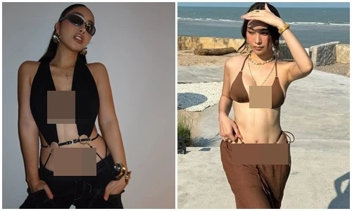 Mỹ nhân Thái Lan được Khắc Tiệp gọi là “vợ”, ăn mặc táo bạo