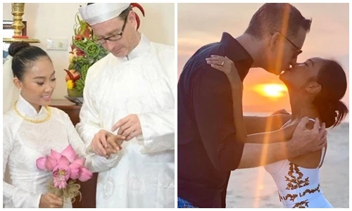 Hôn nhân chưa từng nhạt của Đoan Trang và chồng Tây