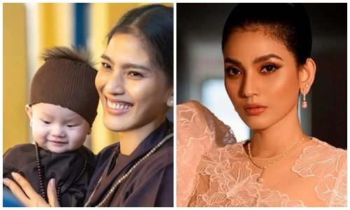 Đời tư kín tiếng của Á hậu Trương Thị May vừa công khai con gái