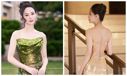 Lý Nhược Đồng chuộng váy áo gợi cảm, chăm khoe eo 56 cm