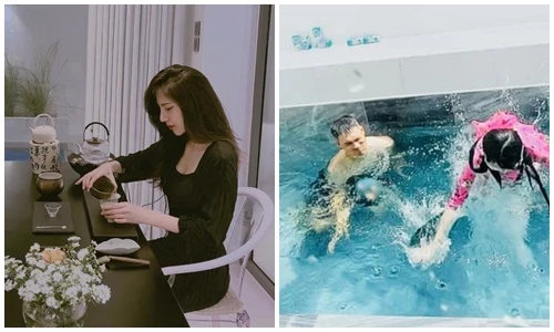 Cuộc sống của Thủy Tiên - Công Vinh trong biệt thự triệu đô