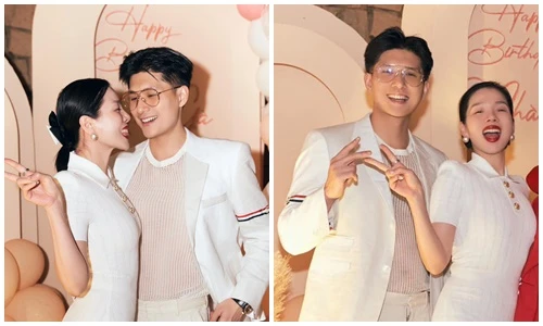 Lệ Quyên - Lâm Bảo Châu mặc đồng điệu, tình tứ tại biệt thự