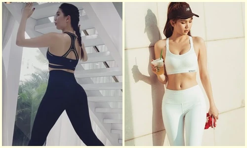Ngọc Trinh diện đồ tập khoe dáng gợi cảm hết cỡ