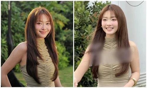 Lộ nhan sắc thật của Khả Ngân qua camera thường