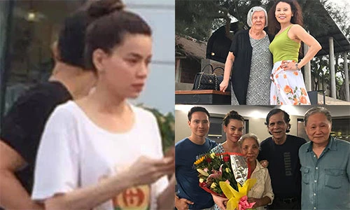 Bố mẹ của Kim Lý về Việt Nam, gặp gỡ gia đình Hà Hồ