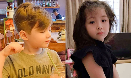 Ngỡ ngàng vẻ phổng phao 2 thiên thần lai Tây nhà Elly Trần