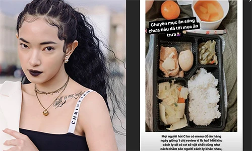 Ở khu cách ly, Châu Bùi khen thức ăn ngon, than khó giảm cân