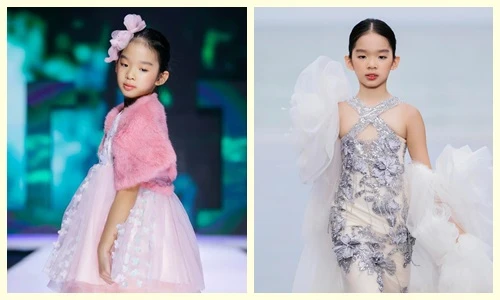 Xuýt xoa thần thái khi làm mẫu nhí của con gái Xuân Lan