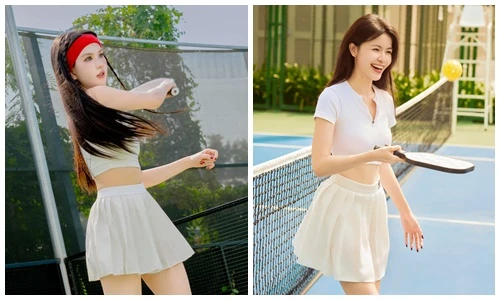 Ngọc Trinh và dàn mỹ nhân diện đồ khoe dáng trên sân pickleball