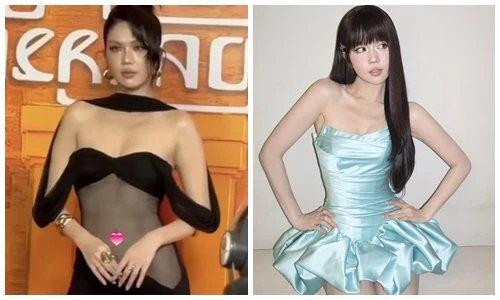 Ngọc Trinh bị chỉ trích vì trang phục táo bạo ở sự kiện