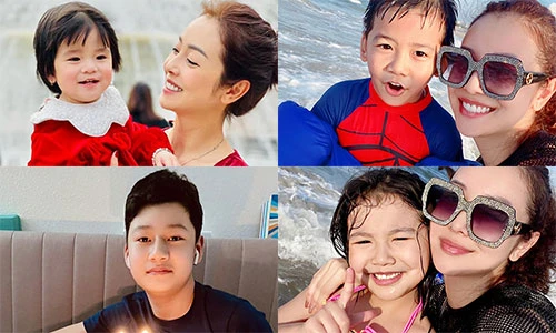 Ngắm 4 nhóc tì đáng yêu của Jennifer Phạm