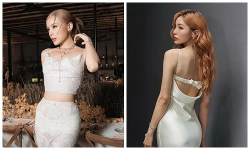 Hoa hậu Kỳ Duyên mặc xuyên thấu, hở eo khoe nhan sắc gây mê