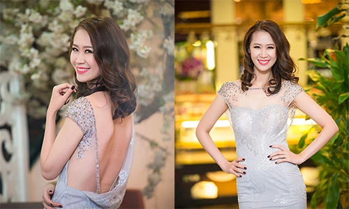 Dương Thùy Linh mặc đầm hở lưng giữa tiết đông Hà Nội