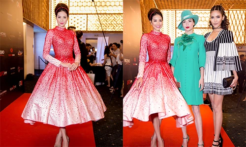 Phạm Hương hóa công chúa hội ngộ Hà Hồ, Lan Khuê