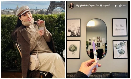 Quỳnh Thư khoe mang bầu sau khi được cầu hôn