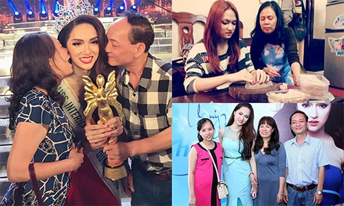 Loạt ảnh hiếm của Hương Giang Idol bên gia đình