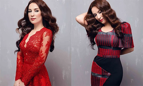 Phi Nhung khác lạ trong bộ ảnh chào năm mới