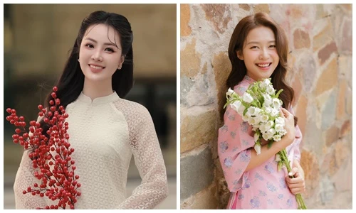 Tết Nguyên đán 2025, mỹ nhân Việt đua nhau diện áo dài 