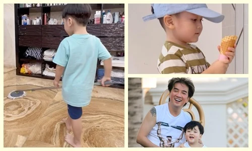 Đàm Vĩnh Hưng liên tục đăng ảnh con trai, ngắm mãi không chán