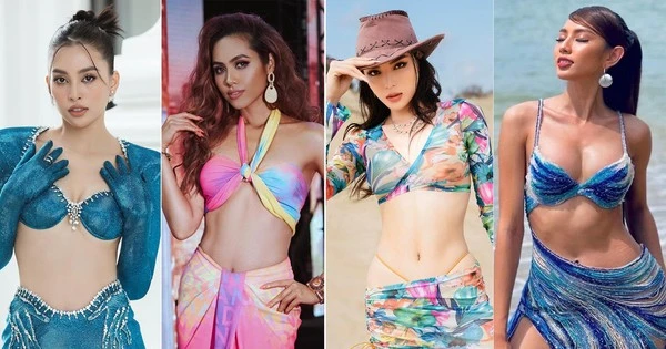 Dàn hậu diện váy biến tấu từ áo tắm: Kỳ Duyên, Thùy Tiên khiến fan trầm trồ với body cực 'gắt'