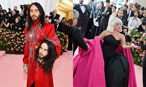 Jared Leto ôm đầu người nhân tạo, Lady Gaga 4 lần lột váy tại Met Gala