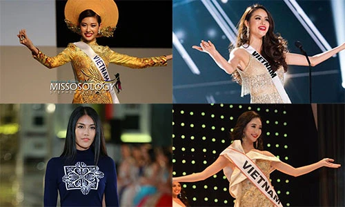 Top nhan sắc Việt "gây bão" trên đấu trường quốc tế 2015