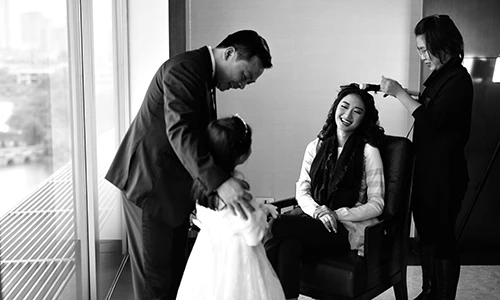 Hình ảnh đầu tiên tại đám cưới Hoa hậu Thu Ngân