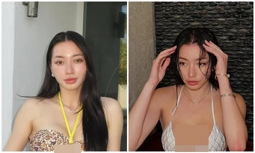 Con gái lai Tây của Thanh Hà khoe dáng vóc gợi cảm với bikini