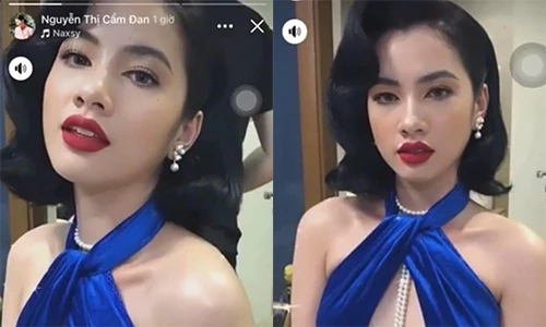 Cẩm Đan khoe vòng một lấp ló, ngày càng đắt show quảng cáo