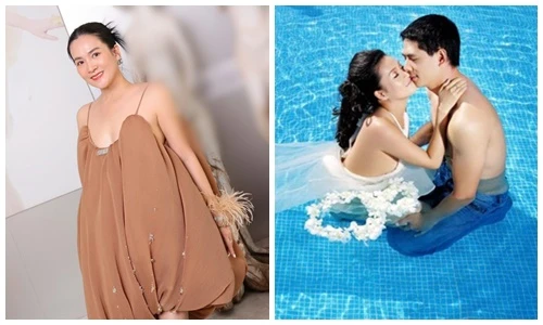 Vợ Bình Minh mặc ngày càng táo bạo, nhan sắc thăng hạng