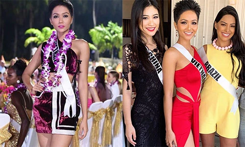 H'hen Niê đẹp mê mẩn với kiểu váy áo nửa kín nửa hở