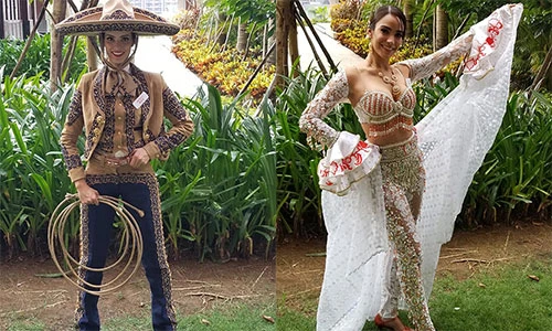 Soi trang phục ấn tượng dàn đối thủ của Trần Tiểu Vy