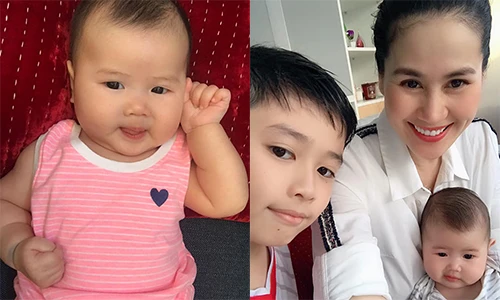 Ngắm con gái đáng yêu 3 tháng tuổi của Thân Thúy Hà