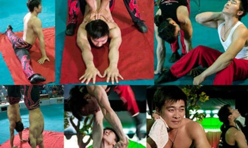 Hình ảnh khổ luyện của anh em Quốc Cơ - Quốc Nghiệp