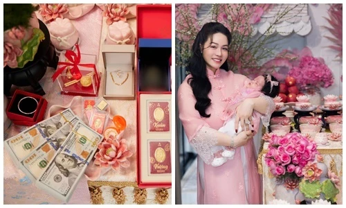 “Phú bà” Nhật Kim Anh mở tiệc đầy tháng hoành tráng cho con gái